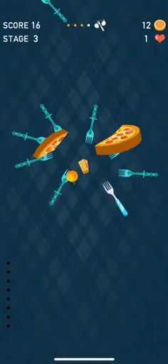 Knife Dash: Hit to Crush Pizza - Screenshot 3