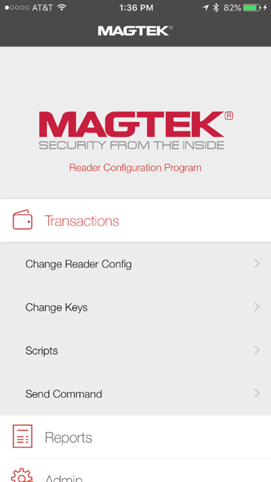 How to cancel & delete MagTek Reader Configuration from iphone & ipad 2