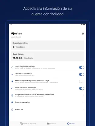 Captura de Pantalla 4 Acronis Backup iphone