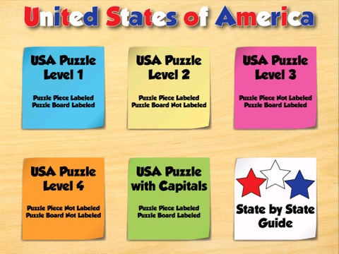 United States Puzzle and Guide - náhled