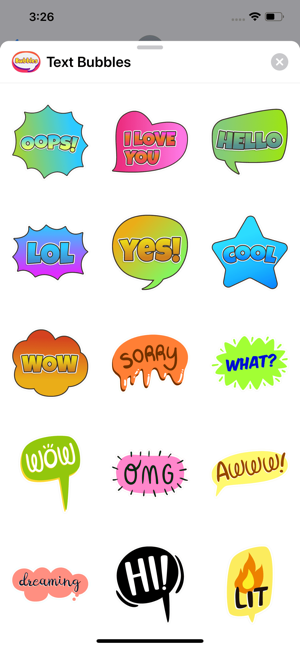 Speech Bubble Stickers ⋆(圖6)-速報App