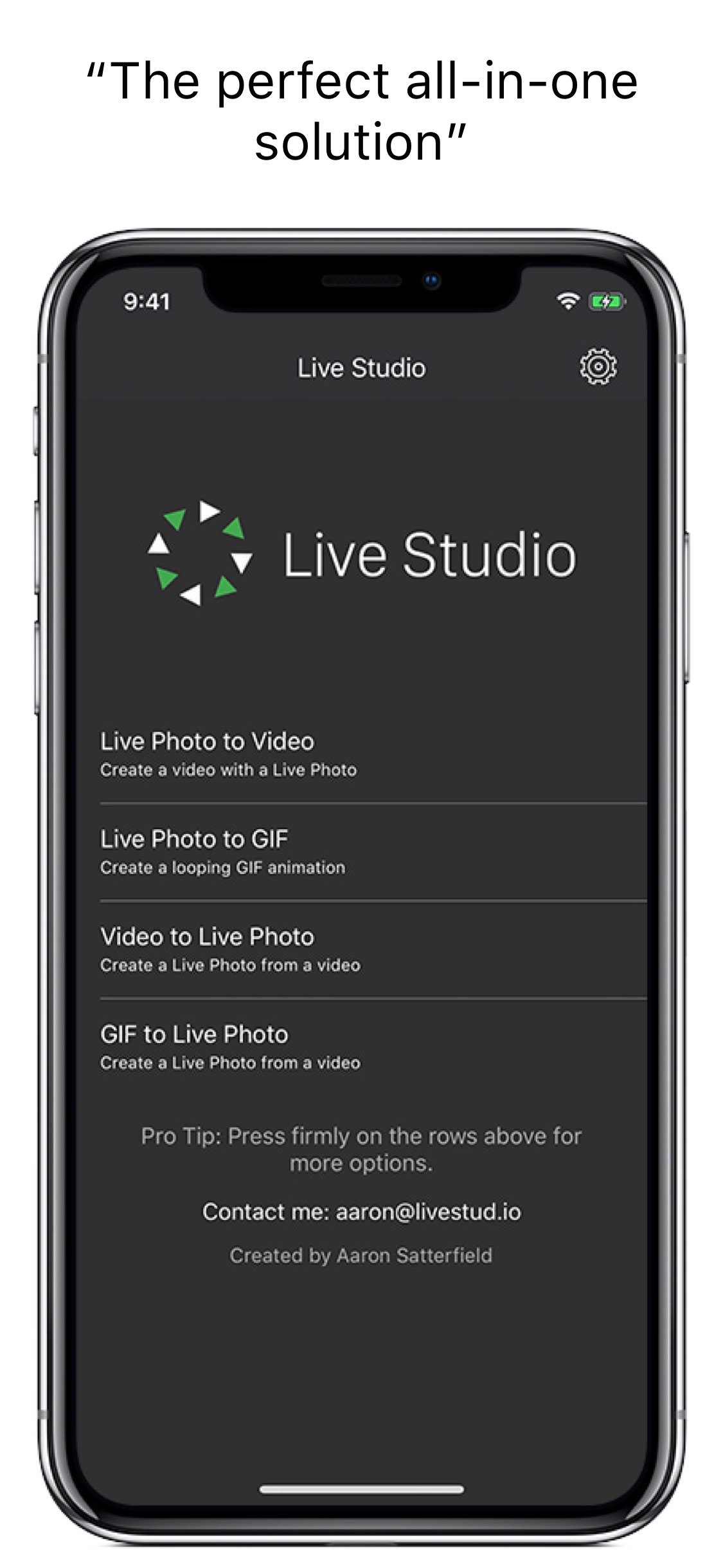Screenshot do app Live Studio - All-in-One