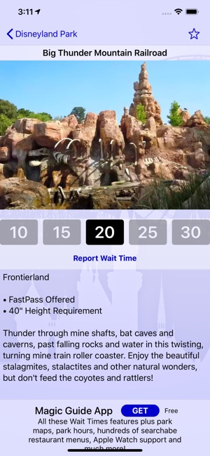 Wait Times for Disneyland(圖2)-速報App