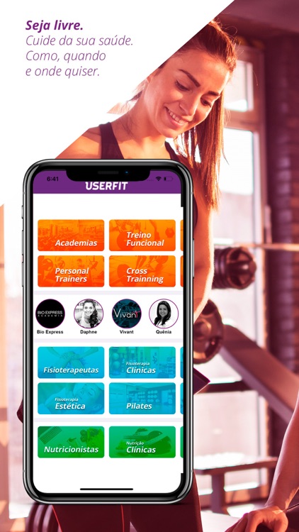 Userfit - serviços de saúde