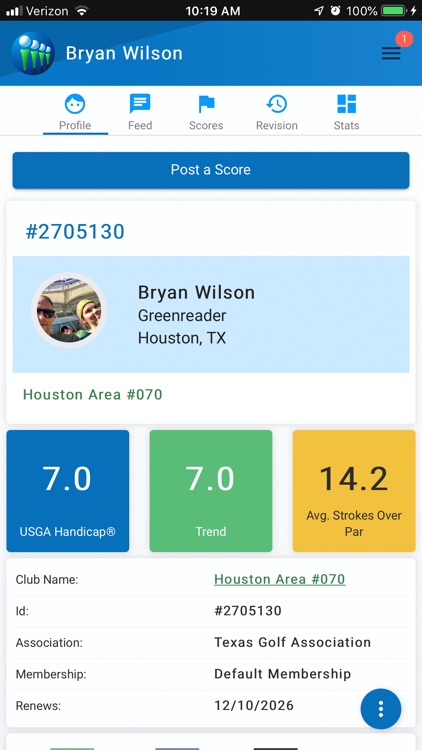 GolfNet: Golf Handicap Tracker