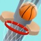 Bounce the basketball and dunk each hoop like a pro