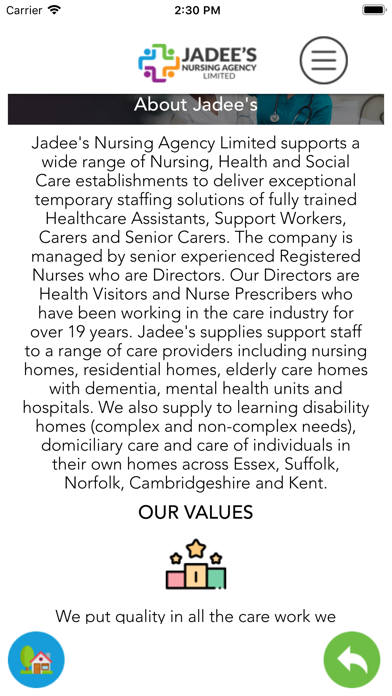 Jadee's Nursing Agency screenshot 2