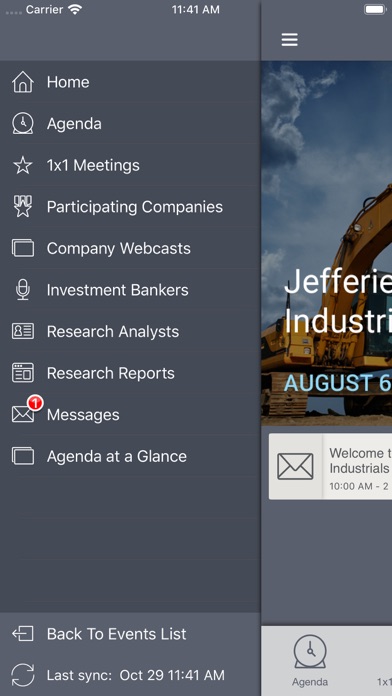 Jefferies Conference & Summits screenshot 2