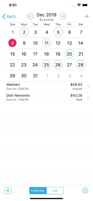 HomeBudget with Sync