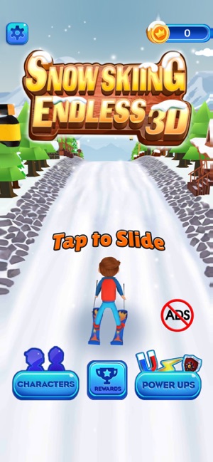 Snow Skiing Endless 3D(圖1)-速報App