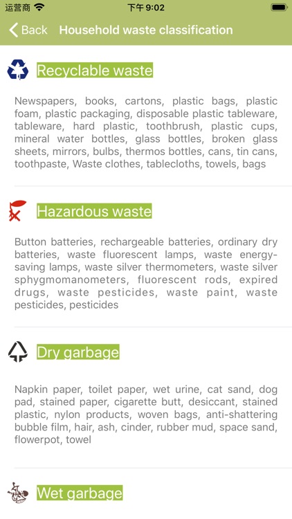 TT Waste Classification