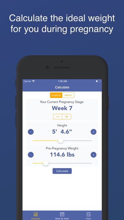 Pregnancy BMI : Weight Tracker