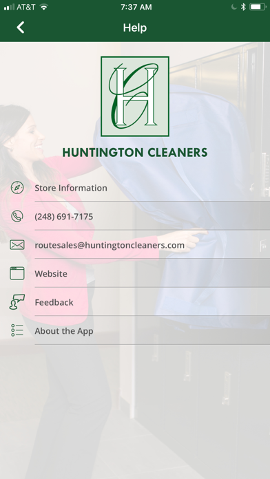 Huntington Cleaners screenshot 4