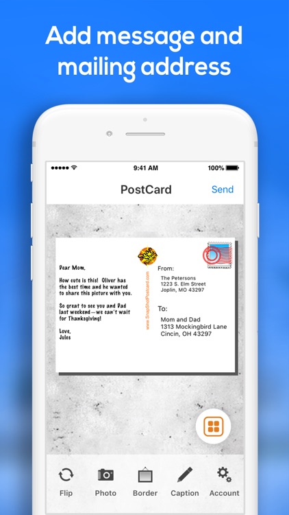 Postcard App by SnapShot