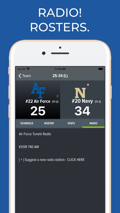 Air Force Football Schedules