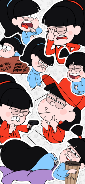 Funny Mia - stickerpack(圖1)-速報App