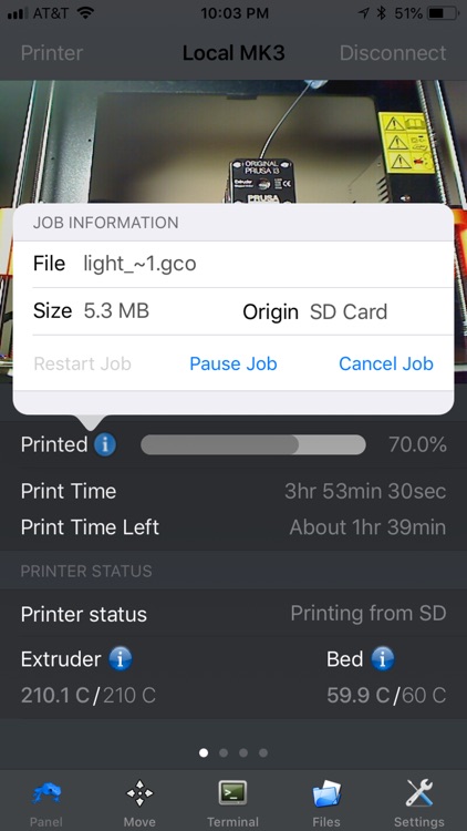OctoPod for OctoPrint screenshot-7