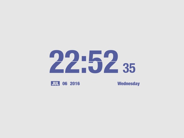 iClock - 一款满足“挑剔”的翻页时钟与任务闹钟。截图