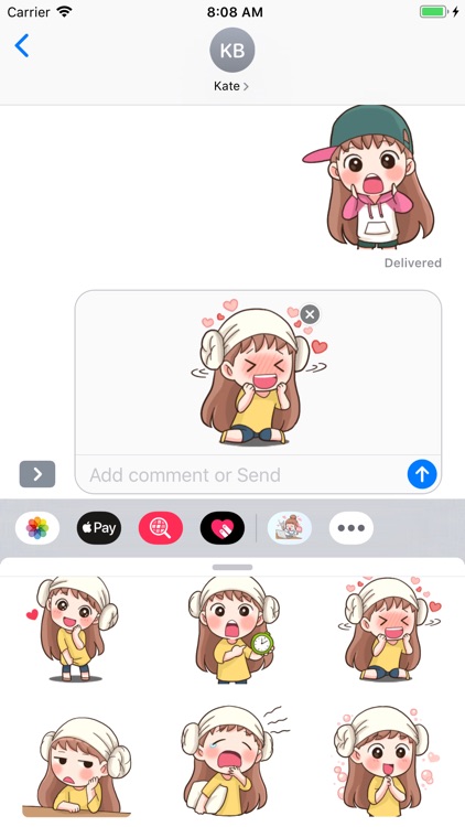 Fan Girl Stickers screenshot-3