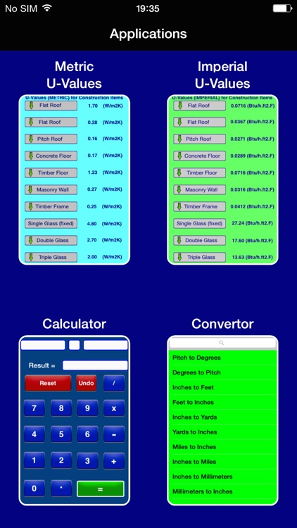 Uvalues