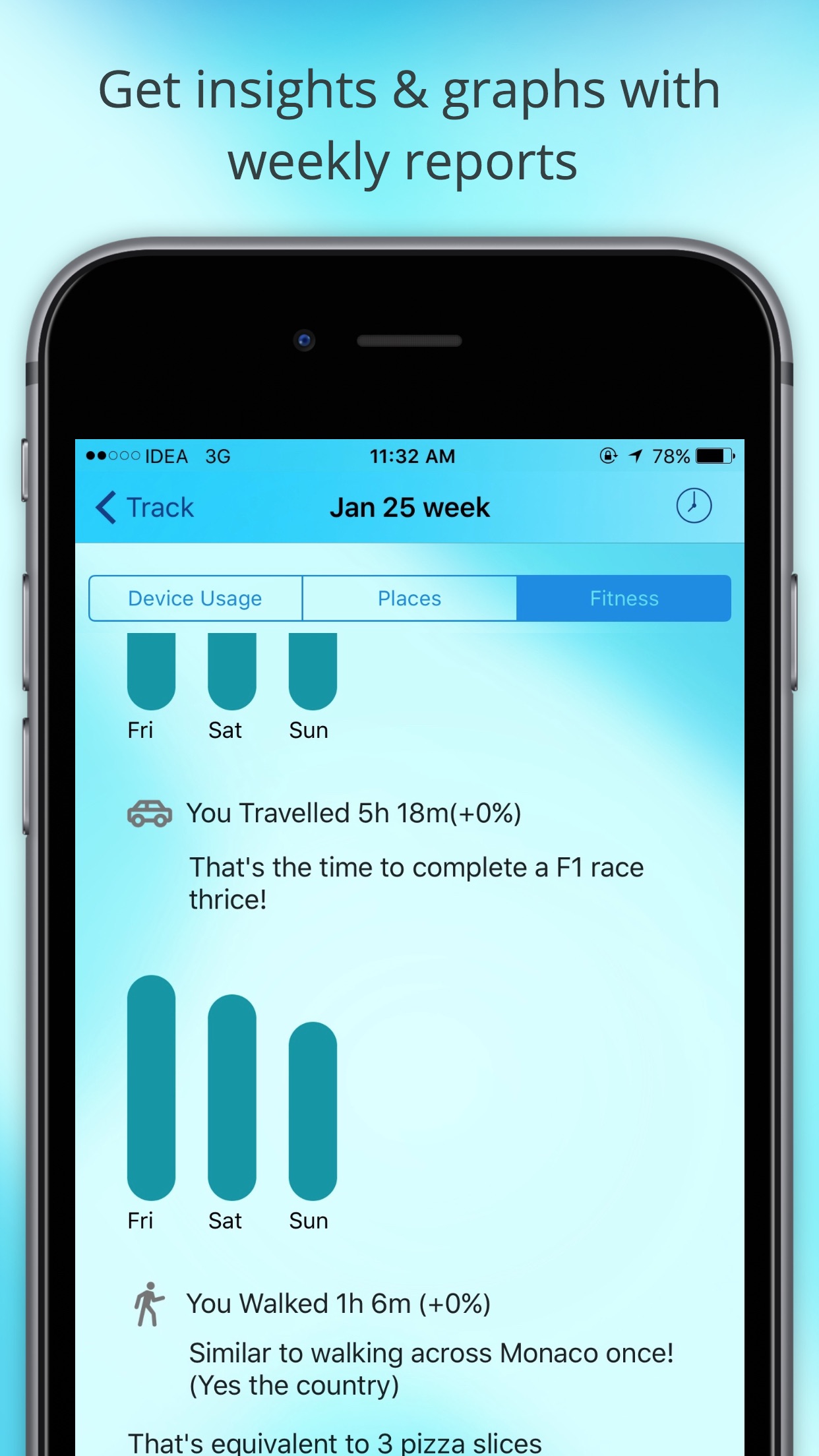Screenshot do app Instant - Lifelog Screen Time