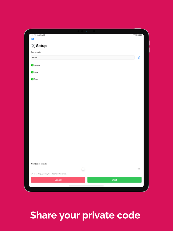 Burn - Multiplayer quiz game
