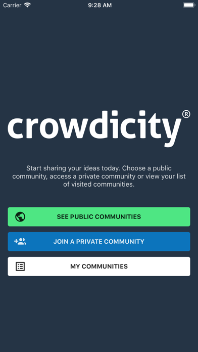 Crowdicity screenshot 2