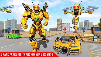 Bee Robot Transform Game 3D screenshot 2