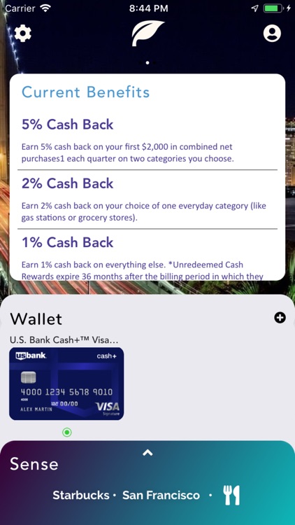 Sense · The Credit Card App screenshot-3