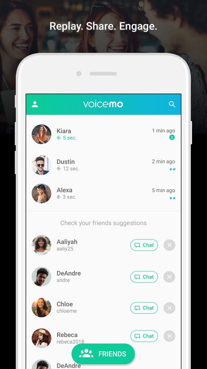 VoiceMo - voice messenger app