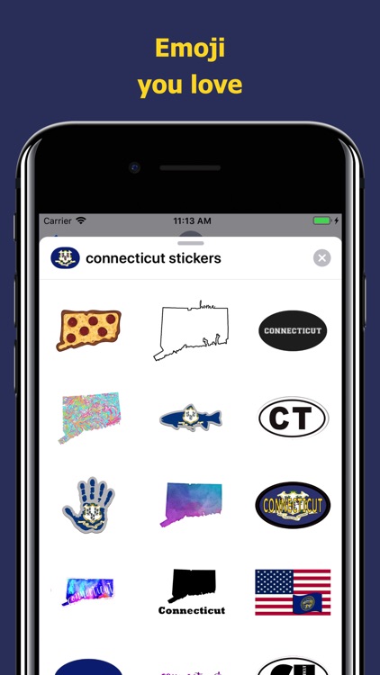 Connecticut emojis - USA moji