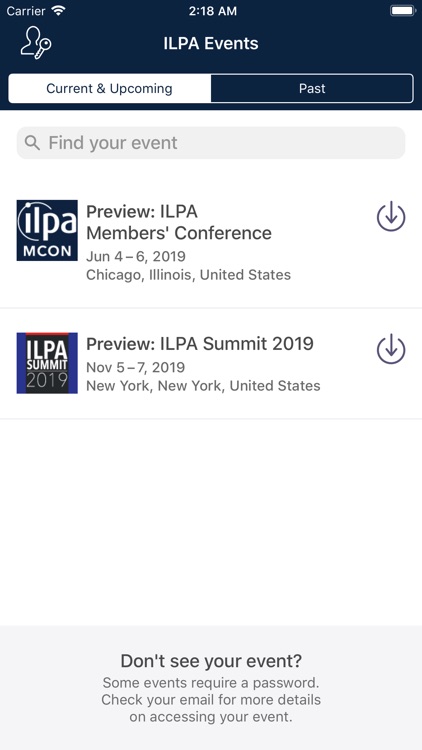 ILPA Events
