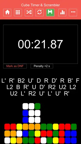 Game screenshot Cube Timer & Scrambler LITE apk