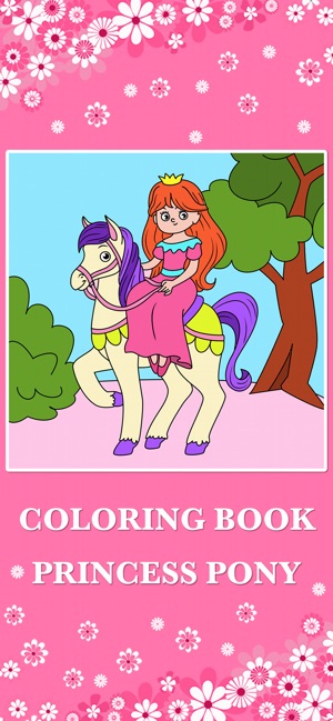 Pony Princess Coloring Book