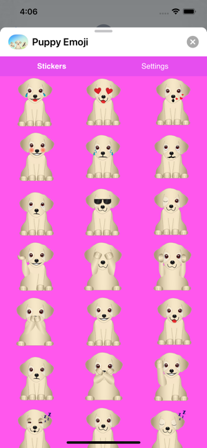 Puppy Emoji Stickers(圖3)-速報App