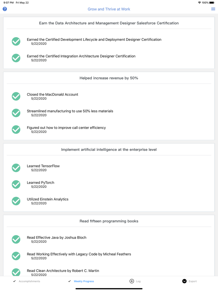 Grow and Thrive at Work