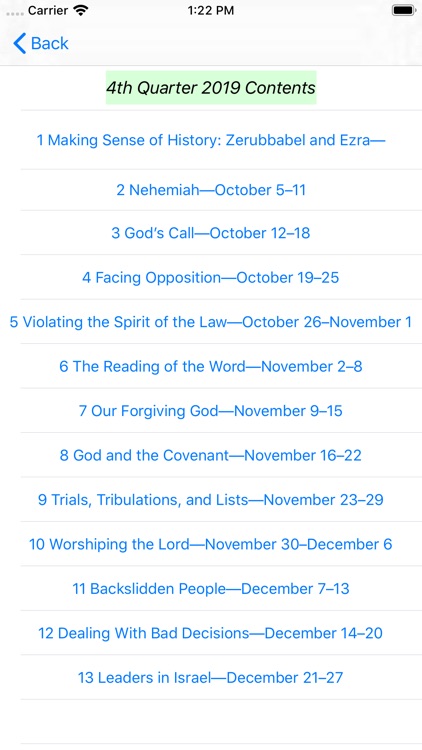 Adult Sabbath School Lesson