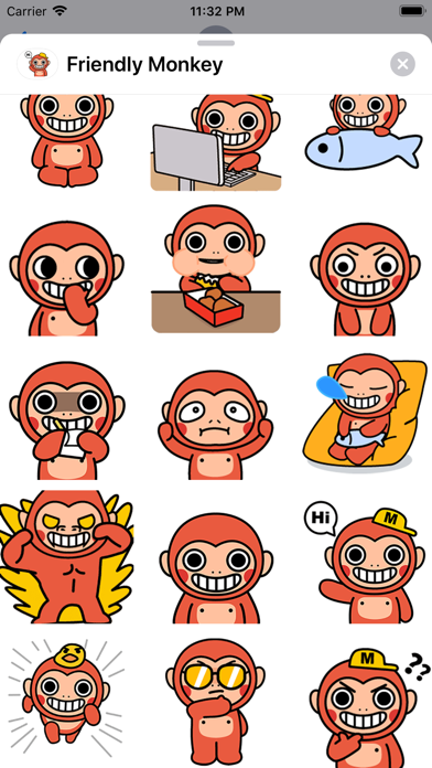 Friendly Monkey Animated screenshot 2