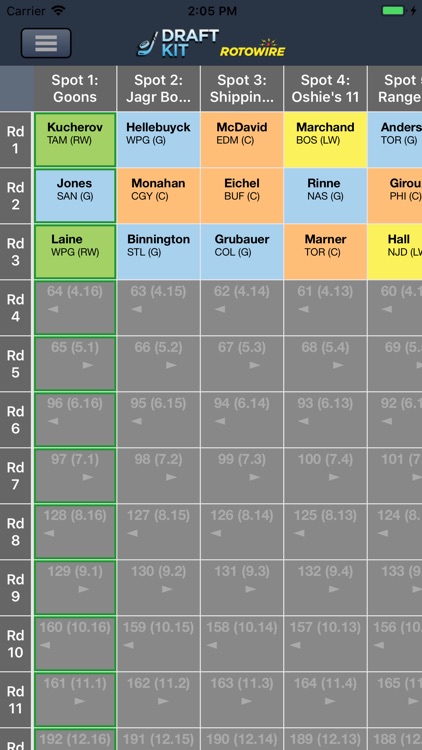Fantasy Hockey Draft Kit '19 screenshot-3
