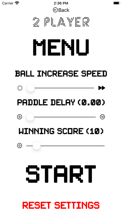 Simplistic Pong screenshot 3