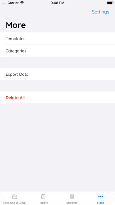 How to cancel & delete Spending journal from iphone & ipad 4