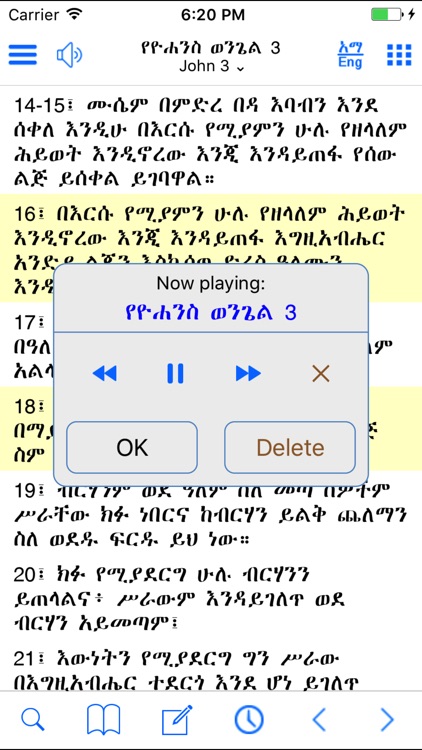 Amharic Bible with ASV,KJV,WEB screenshot-4