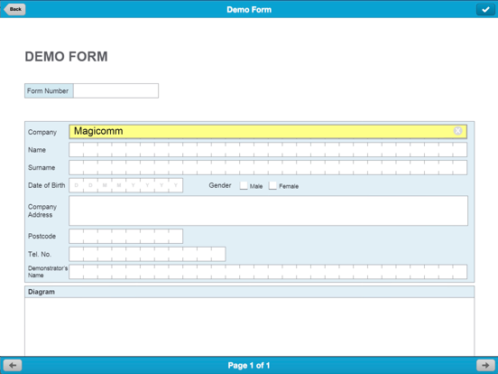 Screenshot #5 pour Magicomm DataForm