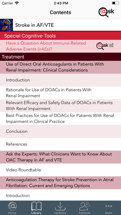 How to cancel & delete Stroke Prevention in AFib @PoC from iphone & ipad 2