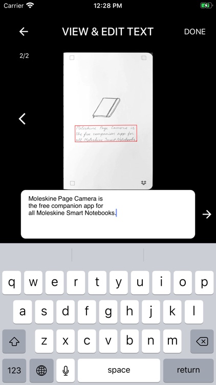 Moleskine Page Camera screenshot-4