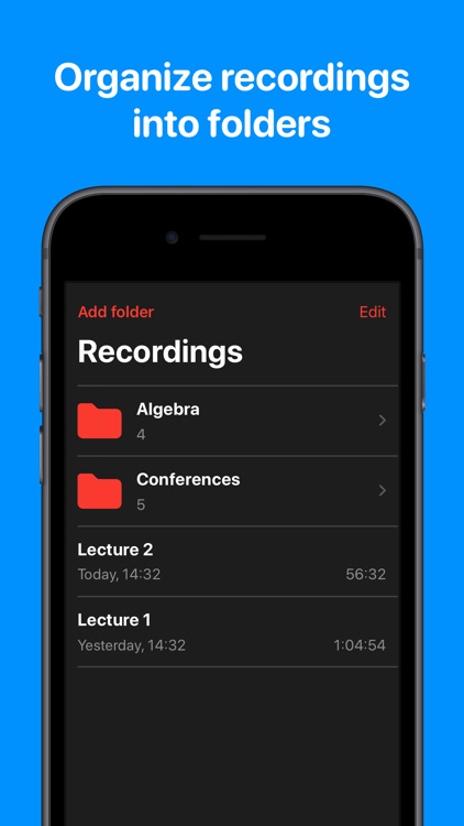 Lecty – Audio Recorder & Notes screenshot-5