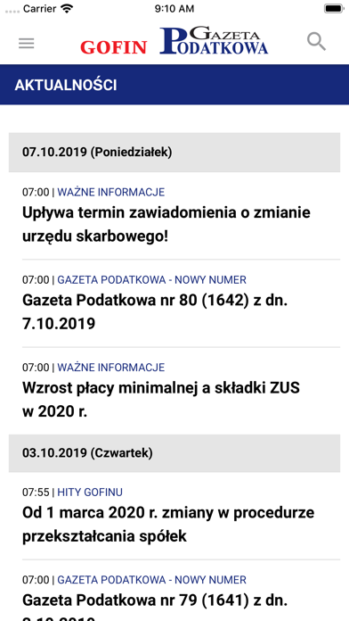 How to cancel & delete GOFIN Gazeta Podatkowa from iphone & ipad 1