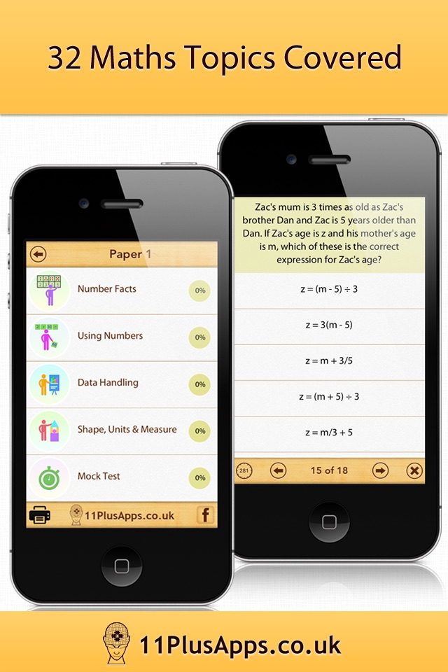 11+ Maths Practice Papers Lite screenshot 2
