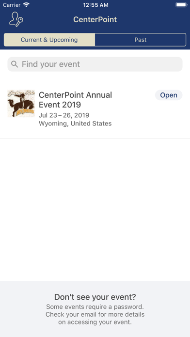 How to cancel & delete CenterPoint Annual Event from iphone & ipad 2