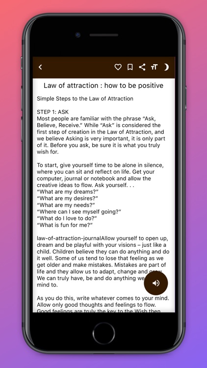 Law Of Attraction Guide. screenshot-4